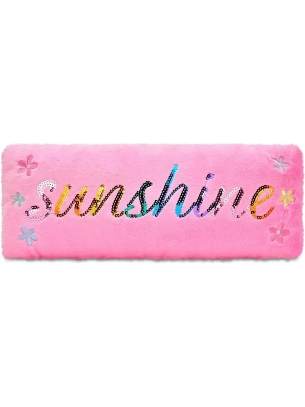 Rainbow Spring Sunshine Accent Pillow 16x6 Plush Fleece Rectangular Throw Cushio